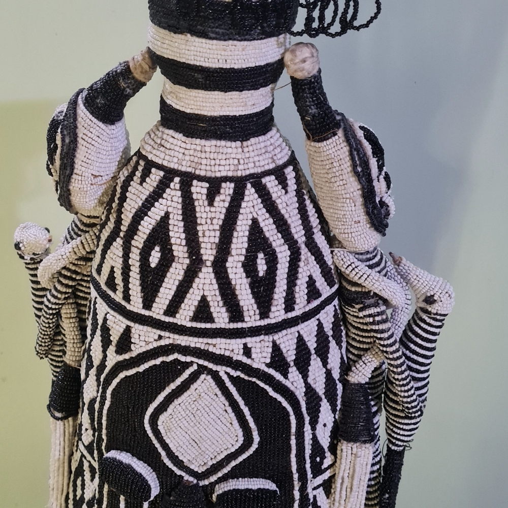 TRADITIONAL YORUBA BEADED CROWN
